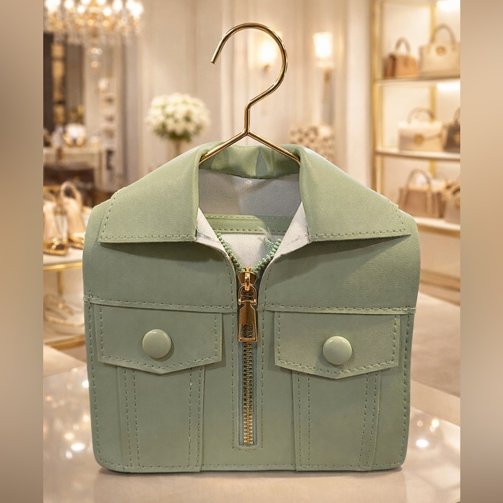 Mint Green Jacket-Shaped Handbag